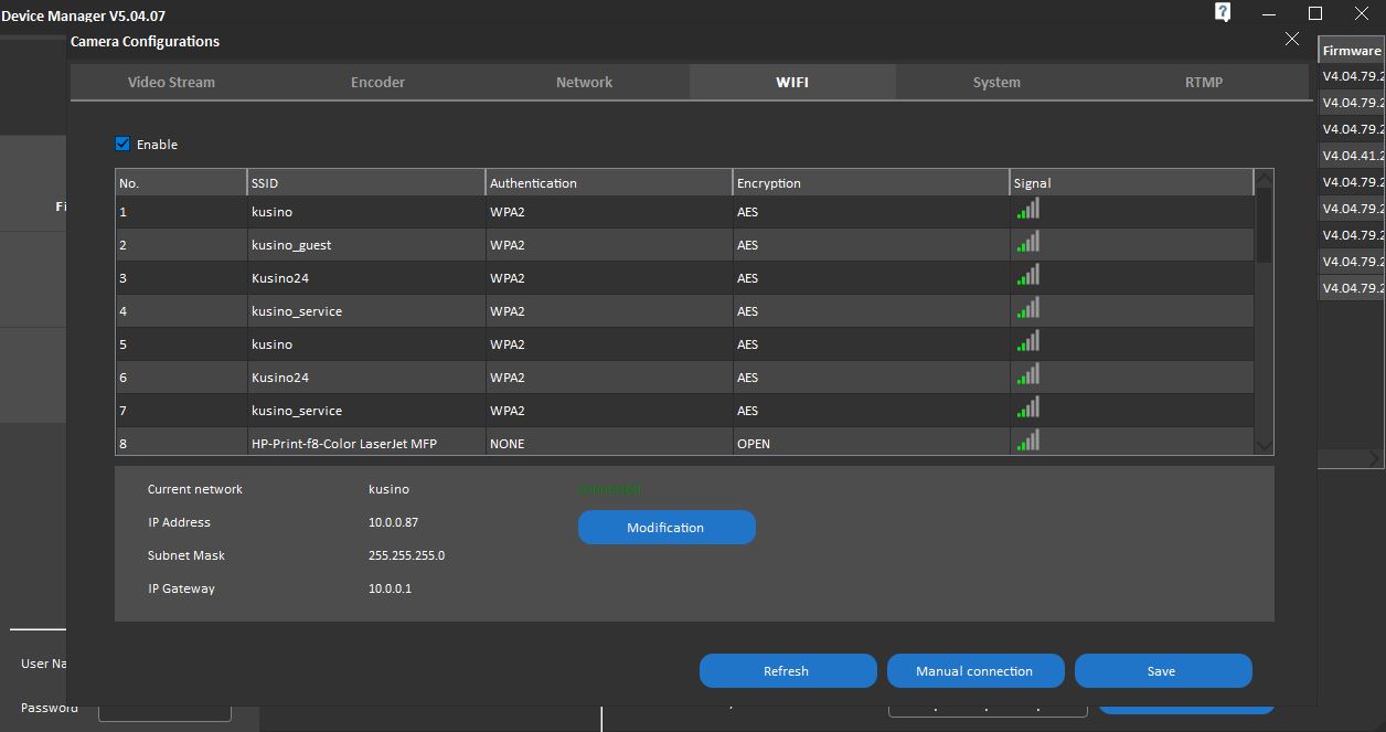 Device Manager: Find your Wi-Fi network
